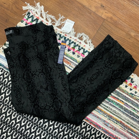 Seven7 Denim - Seven7 Luxe Snakeskin Velvet Print Jeans